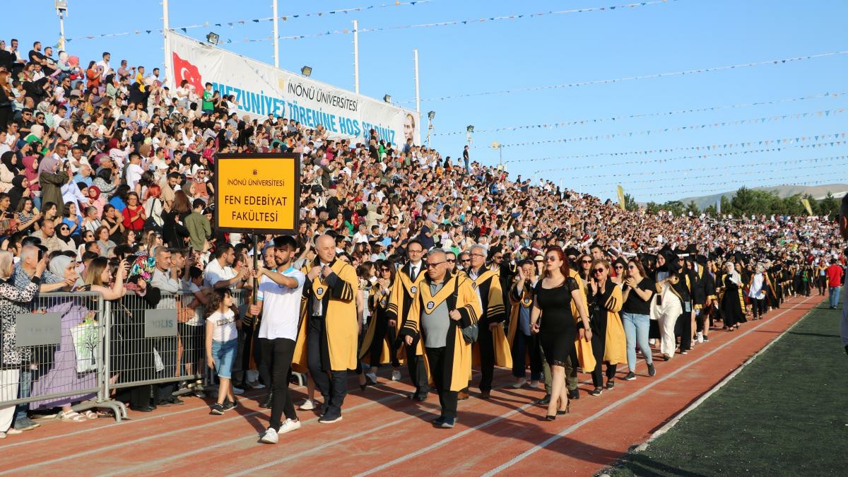 İnönü Üniversitesinde Mezuniyet Coşkusu Yaşandı