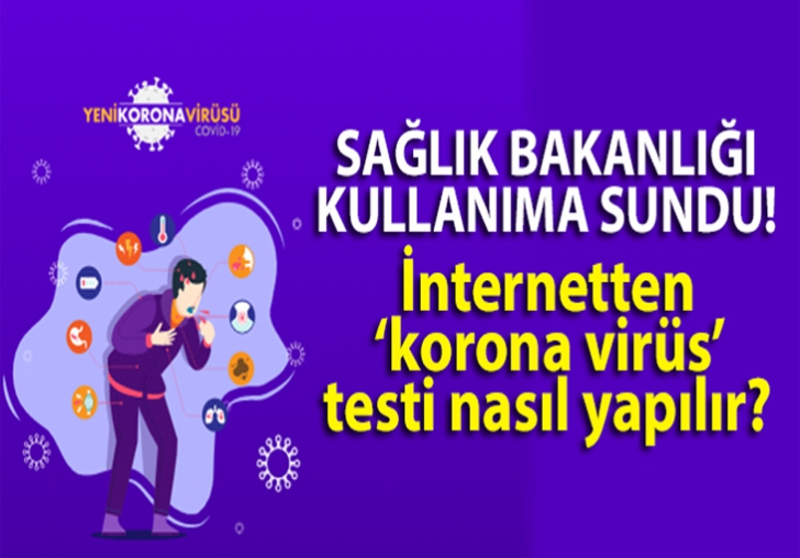 İnternetten Korona testi nasıl yapılır.