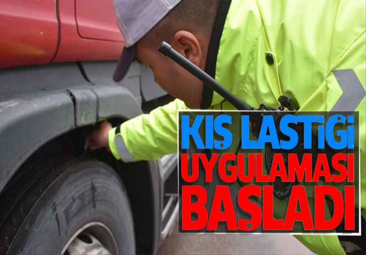 Jandarma'dan Kış Lastiği Uygulaması Denetimi