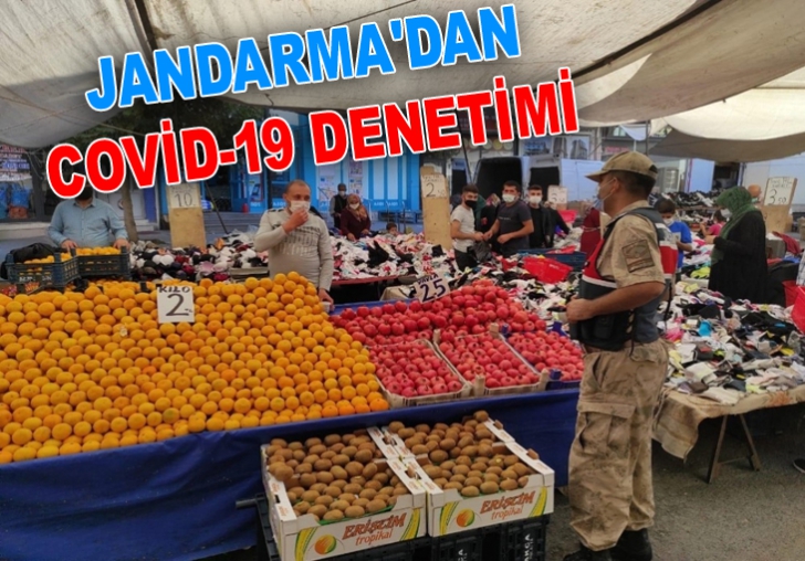 Jandarmadan Covid-19 denetimleri 