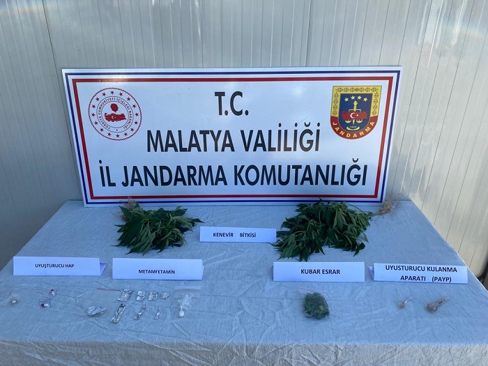 Jandarmadan Malatya'da Uyuşturucu Operasyonu