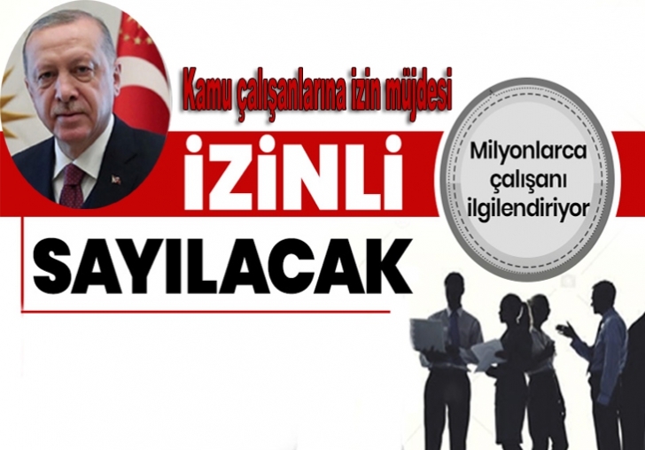 Kamu çalışanlarına izin müjdesi