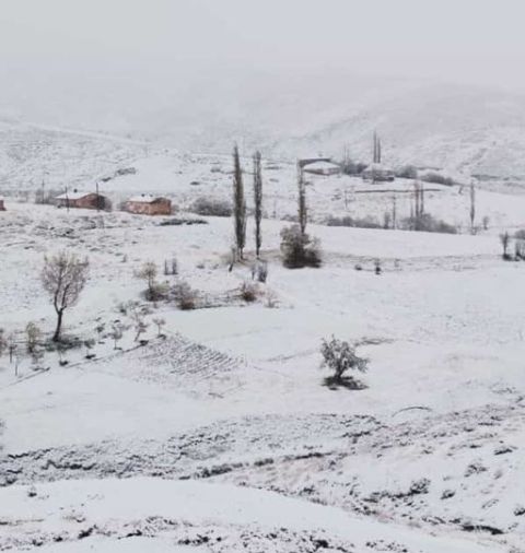 Kar Yağışı Malatya'ya Dayandı