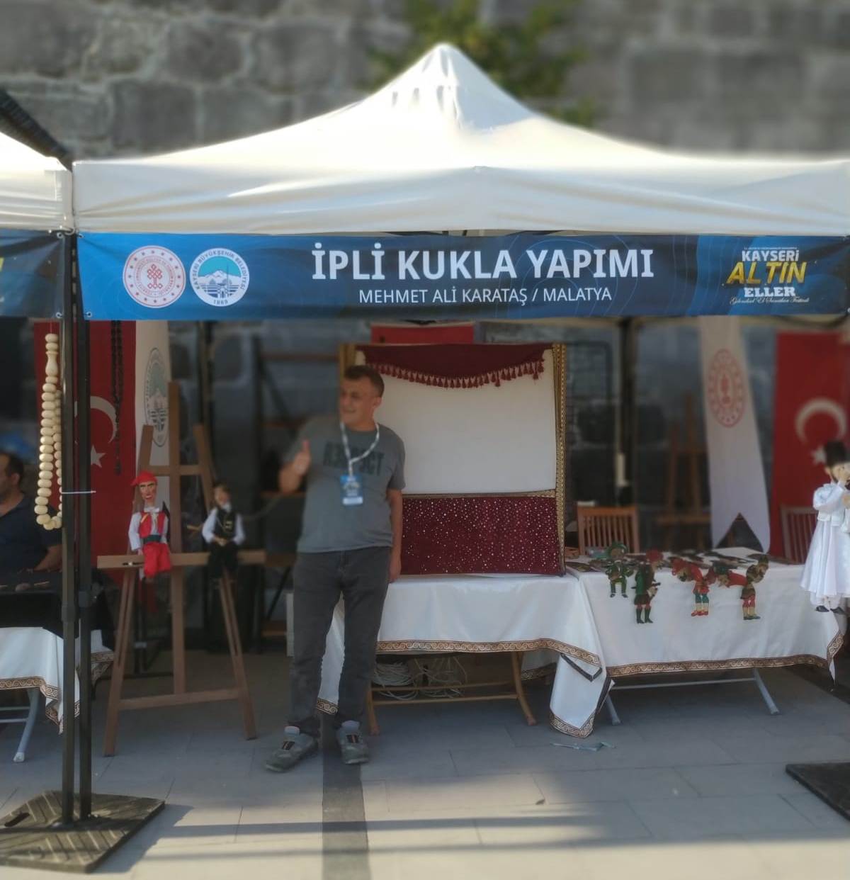 Karataş, Kayseri'de İpli Kukla'yı Sergiledi