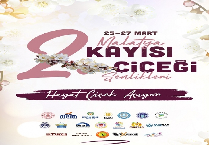 KAYISI ÇİÇEĞİ ŞENLİKLERİ 25-27 MART'TA YAPILACAK