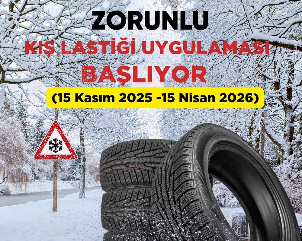 Malatya'da Kış Lastikleri Araçlara Takılıyor