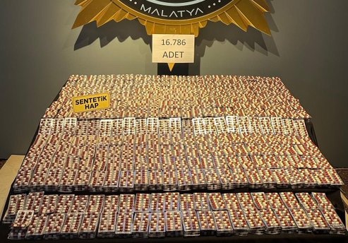 Malatya'da Uyuşturucu Hap Ele Geçirildi