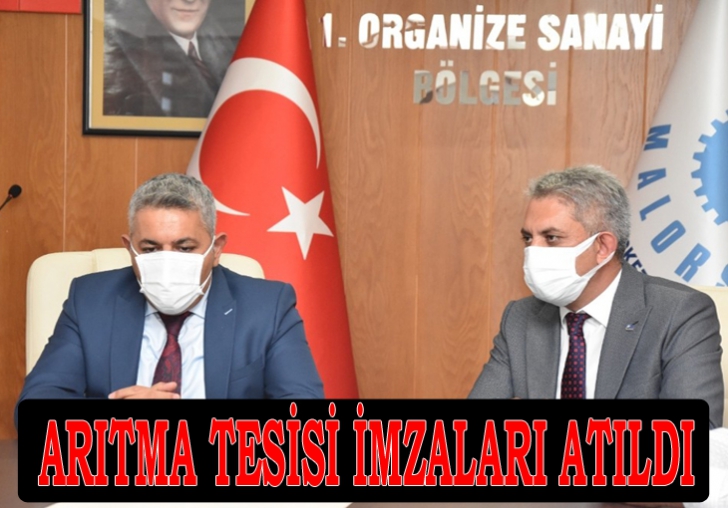 Malatya 1. Osb Arıtma Tesisi İçin İmzalar Atıldı 