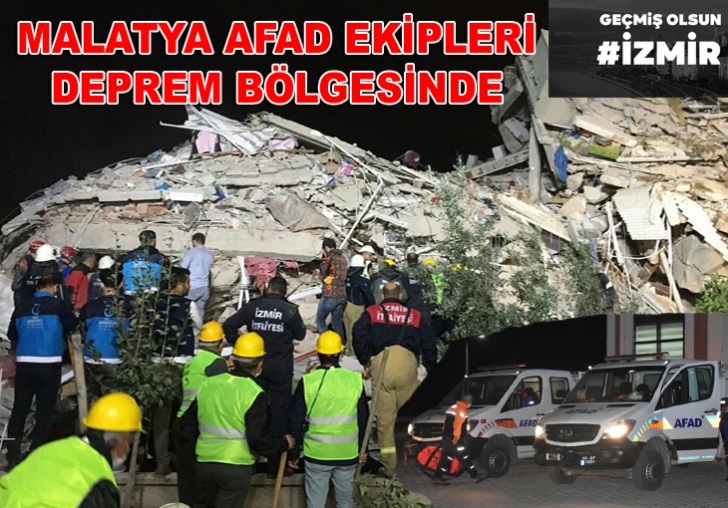 MALATYA AFAD EKİPLERİ DEPREM BÖLGESİNDE