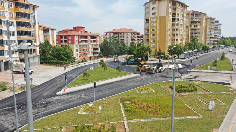 Malatya Aspuzu Caddesi Asfaltlanıyor