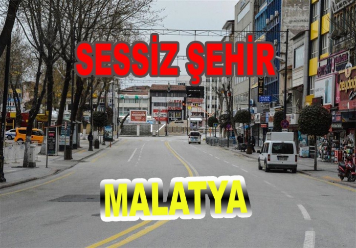 MALATYA CADDELERİ BOŞ KALDI.