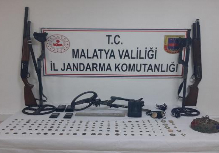 Malatya'da 140 Adet Tarihi Eser Ele Geçirildi