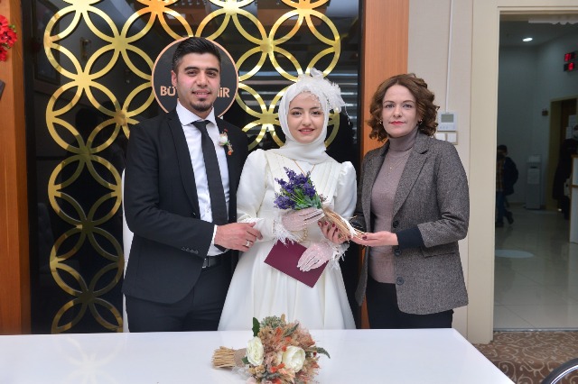 Malatya’da 2022'de 3 bin 200 çift Nikah Kıydı