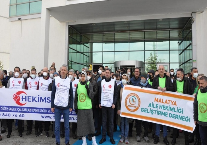 Malatya'da Doktorlar İş Bıraktı