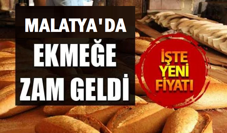 Malatya' da Ekmek 5 Lira Oldu