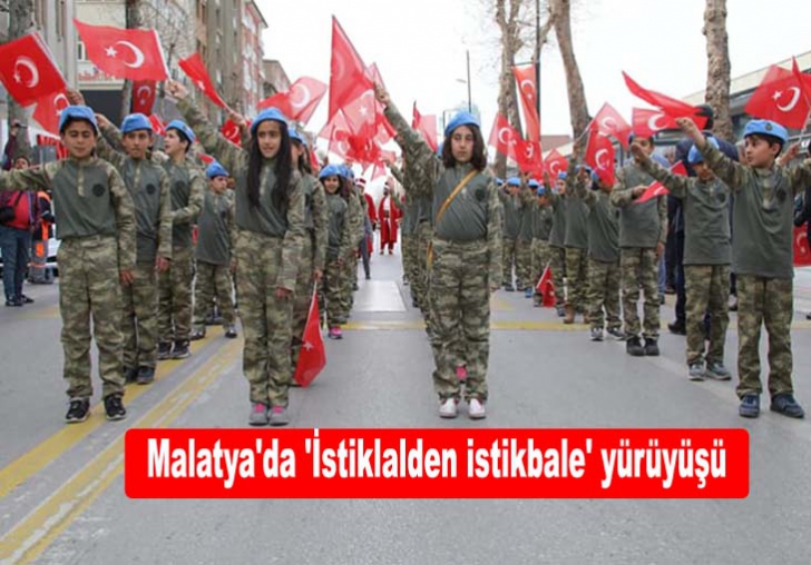 Malatya'da 'İstiklalden istikbale' yürüyüşü