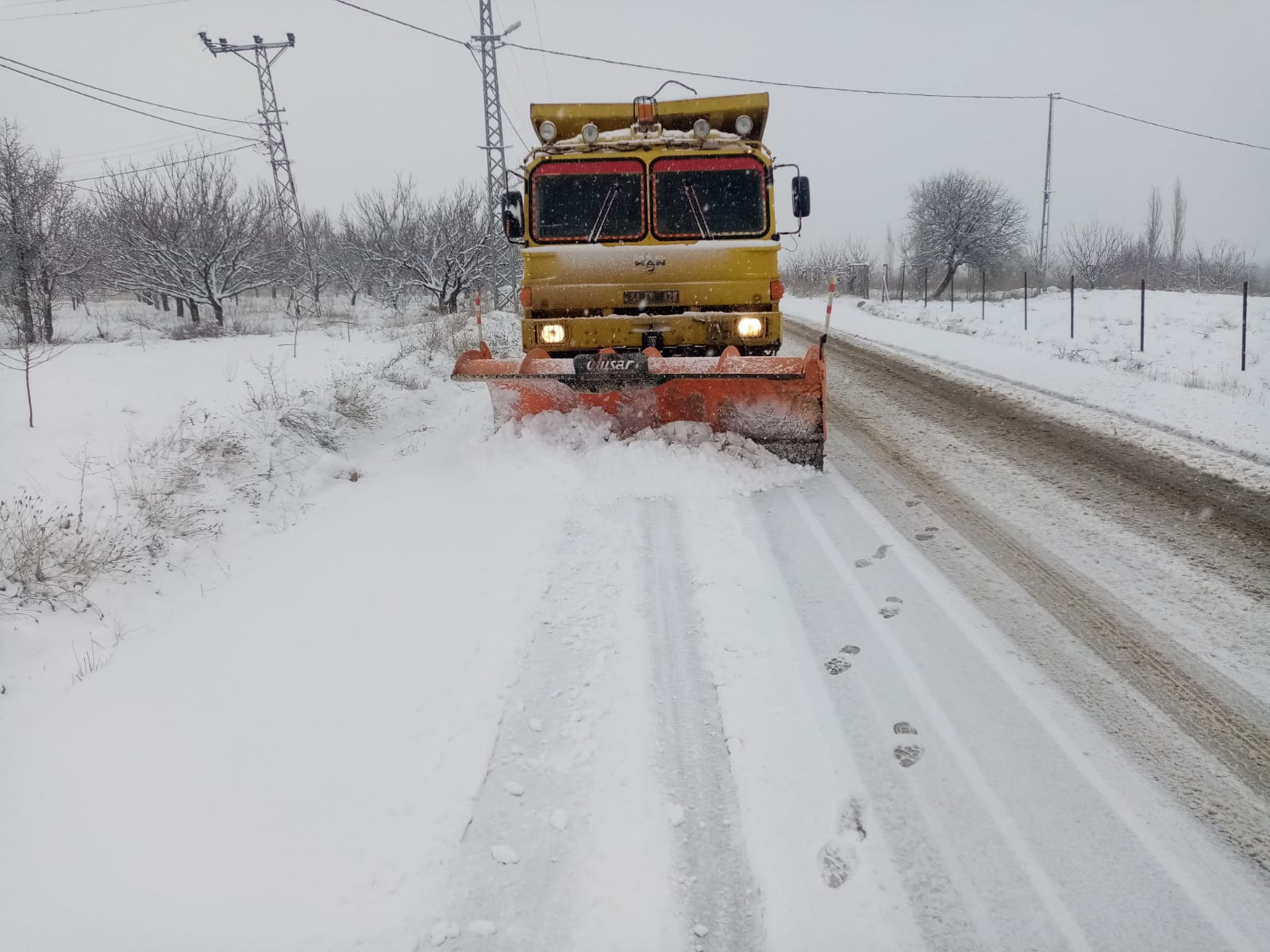 Malatya'da Kar Yağışı Sürüyor