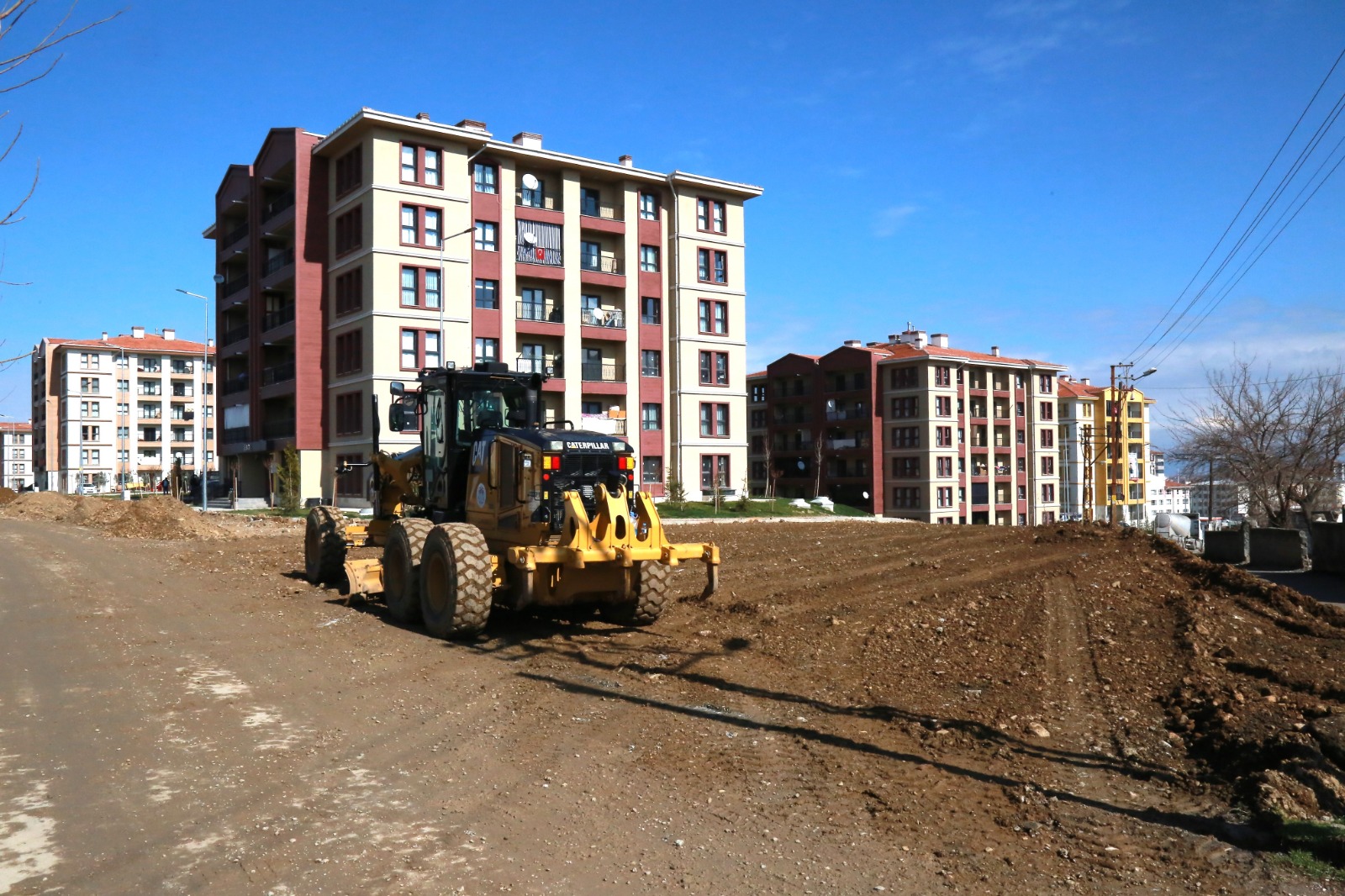 Malatya'da Şehit  Fevzi'nin Yolları yapılıyor