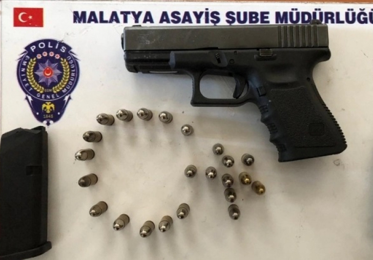 Malatya'da Silahlı 5 kişi yakalandı
