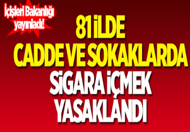 Malatya'da Sokakta Sigara İçmek Yasaklandı