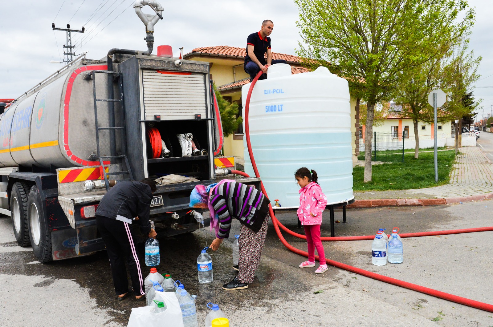 MALATYA'DA SU İHTİYACI TANKERLERLE KARŞILANIYOR