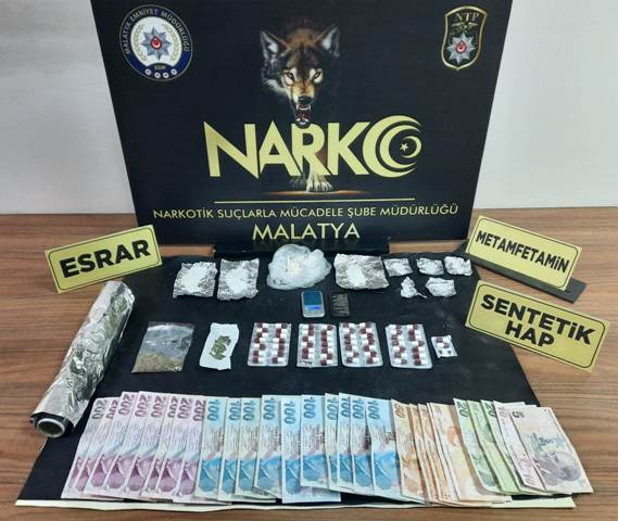 Malatya'da Uyuşturucudan 2 Kişi Tutuklandı