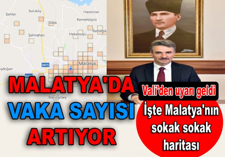 MALATYA'DA VAKA SAYISI ARTIYOR