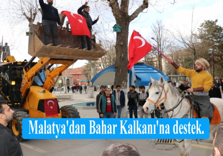 Malatya'dan Bahar Kalkanı'na destek.