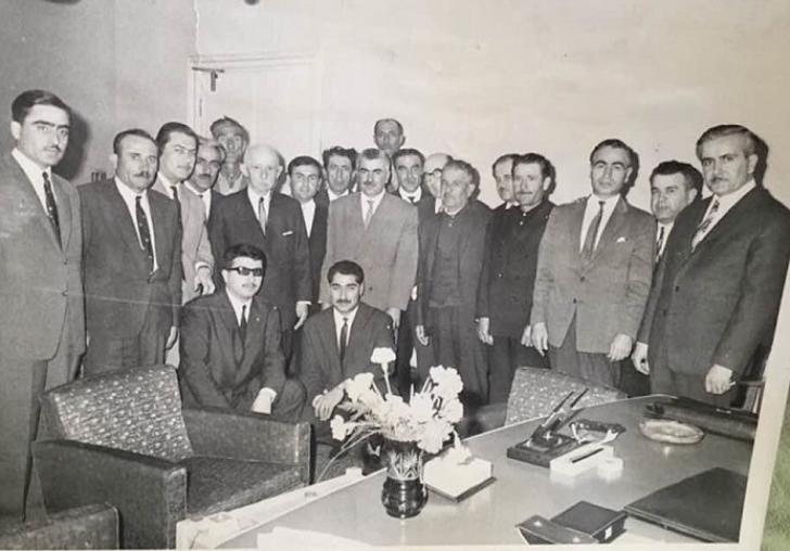Malatya Heyeti 1966 Yılında İsmet Paşa'yı ziyaret ediyor
