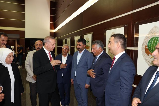 Malatya heyetinden Cumhurbaşkanı Erdoğan'a ziyaret