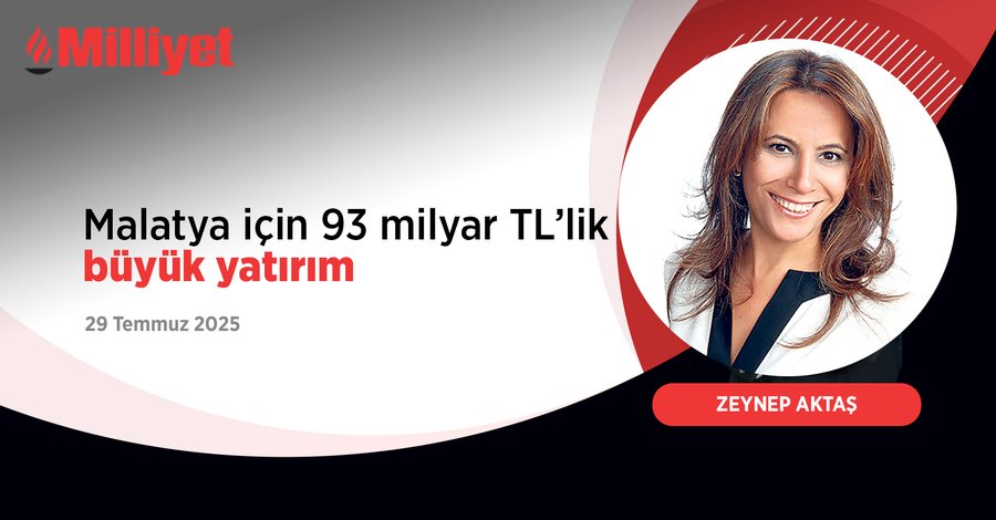Malatya için 93 milyar TL’lik büyük yatırım