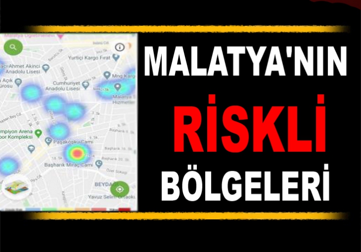 Malatya'nın Koronavirüs'te Riskli Bölgeleri