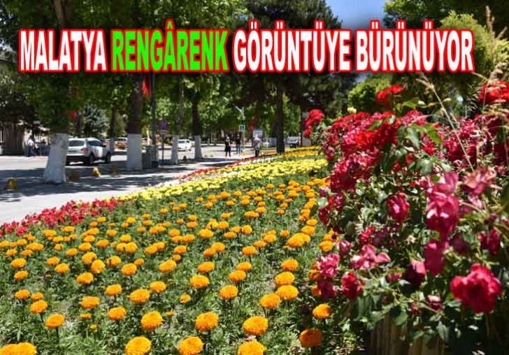 MALATYA RENGÂRENK GÖRÜNTÜYE BÜRÜNÜYOR