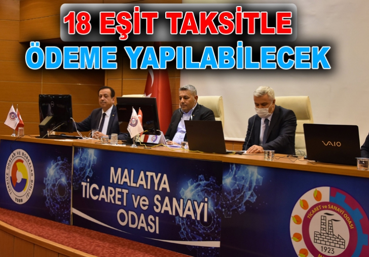 Malatya TSO meclis üyelerine yapılandırmanın detayları anlatıldı