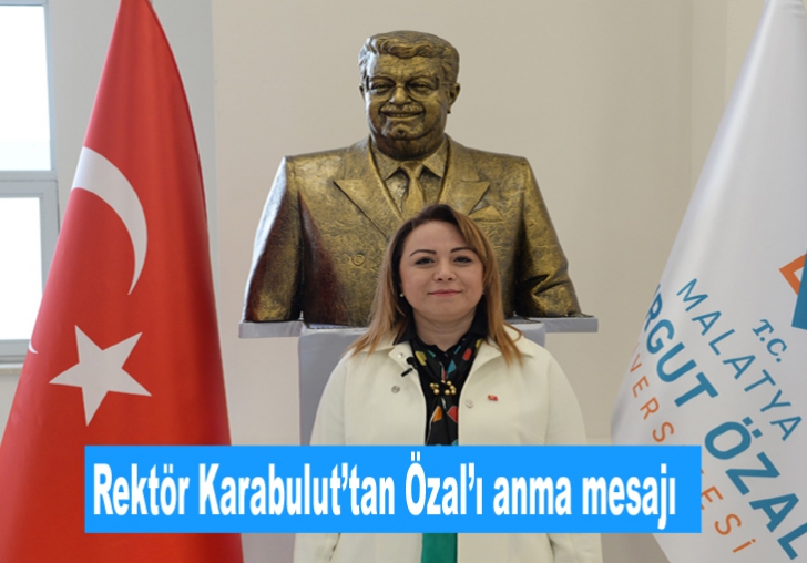 Malatya Turgut Özal Üniversitesi (MTÜ) Rektörü Prof. Dr. Aysun Bay Karabulut