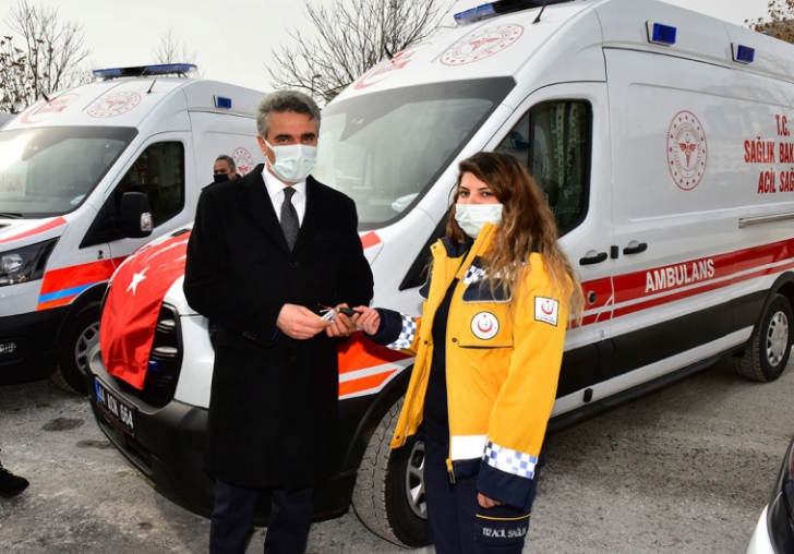 Malatyaya 9 Tam Donanımlı Ambulans Gönderildi