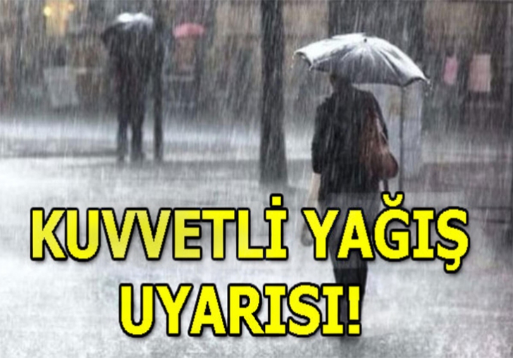 Malatya'ya yağış uyarısı