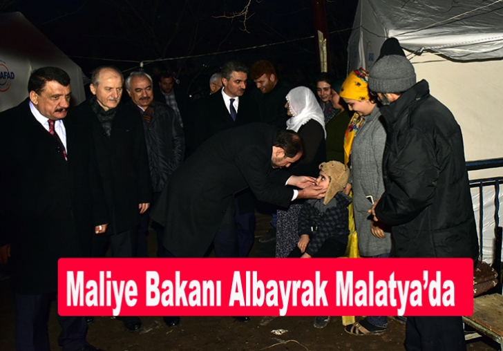  Maliye Bakanı Albayrak Malatyada