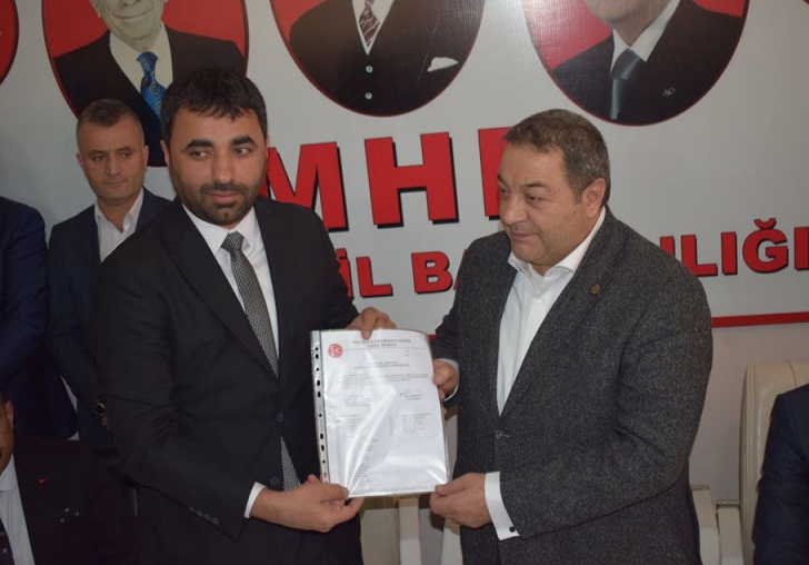 MHP İl Başkanı Samanlı görevine başladı. Yönetim belli oldu