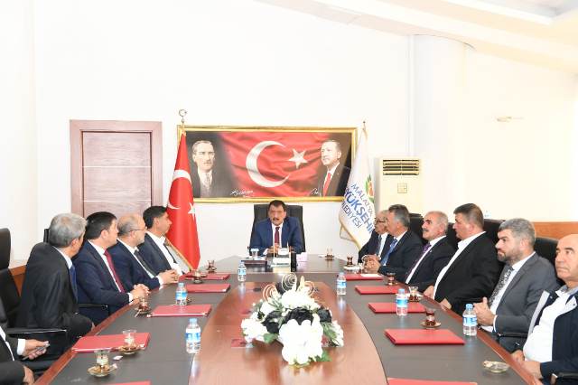 Muhtarlardan Başkan Gürkan'a Ziyaret