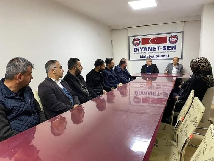 Murat Aslan, Diyanet - Sen Şubesini Ziyaret Etti