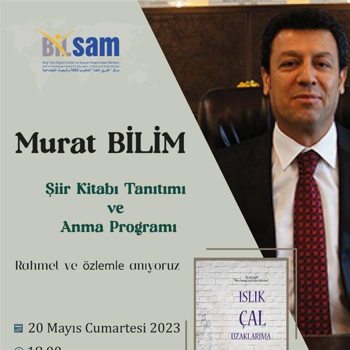 Murat Bilim'in Kitabı Tanıtılacak