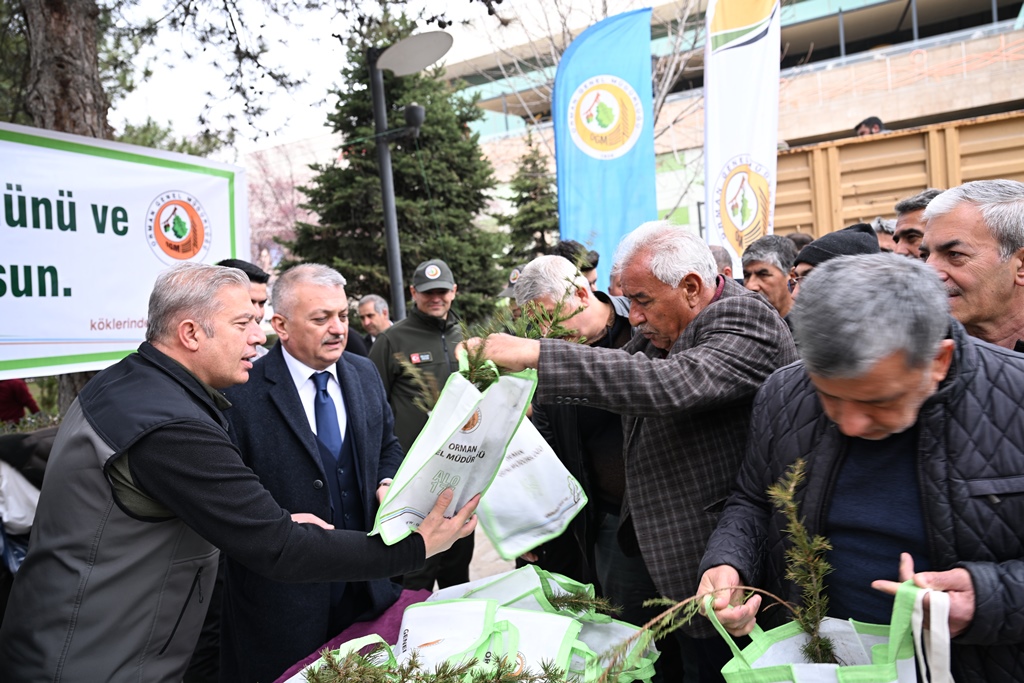 Ormancılık Haftasında Fidan Dağıtıldı