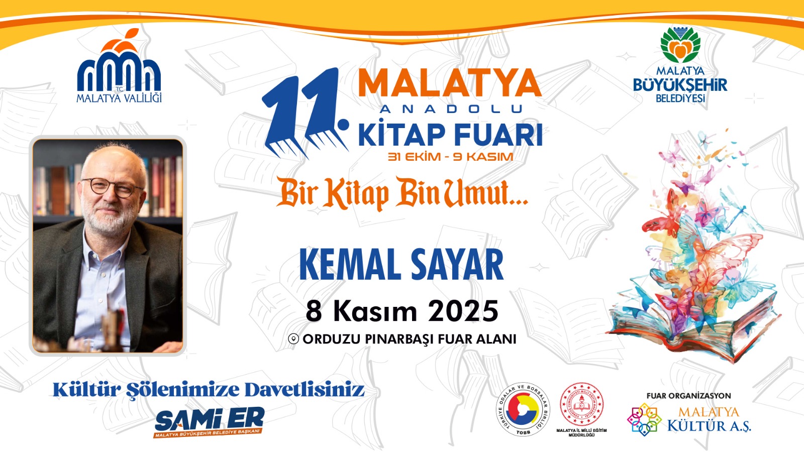 PROF. DR. KEMAL SAYAR  MALATYA KİTAP FUARI’NDA