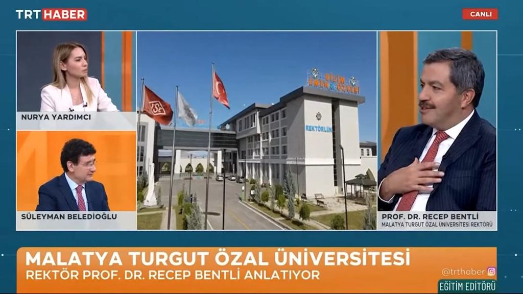 Prof.Dr. Recep Bentli TRT'ye Konuk Oldu