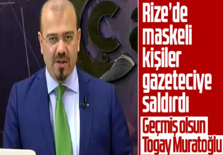 Rize'de gazeteciye saldırıya tepki yağıyor