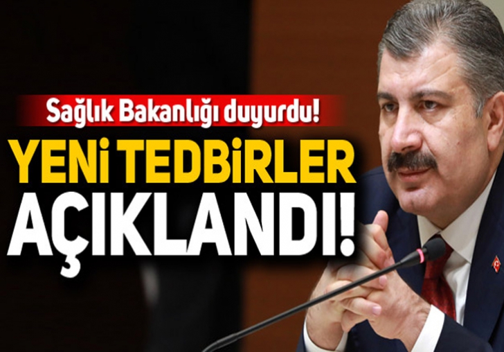 Sağlık Bakanlığı, normalleşme sürecindeki yeni tedbirleri açıkladı