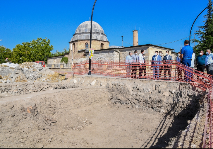 Şahabiyye-i Kübra Medresesinde kazı çalışmalarına başlandı