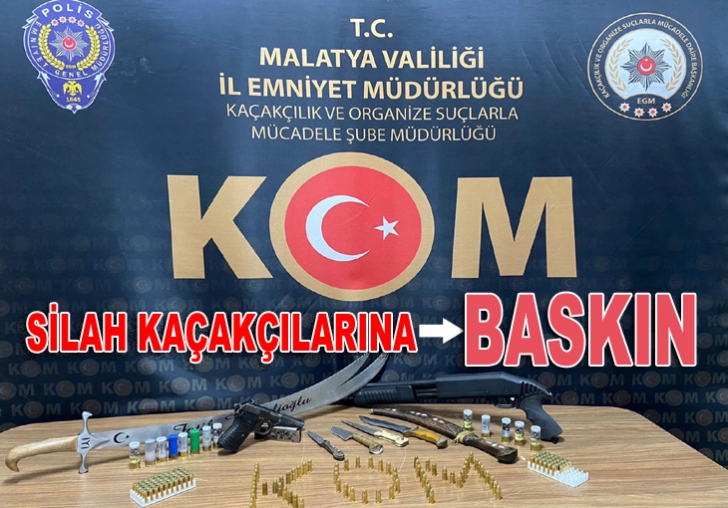 Silah kaçakçılarına göz açtırılmadı 