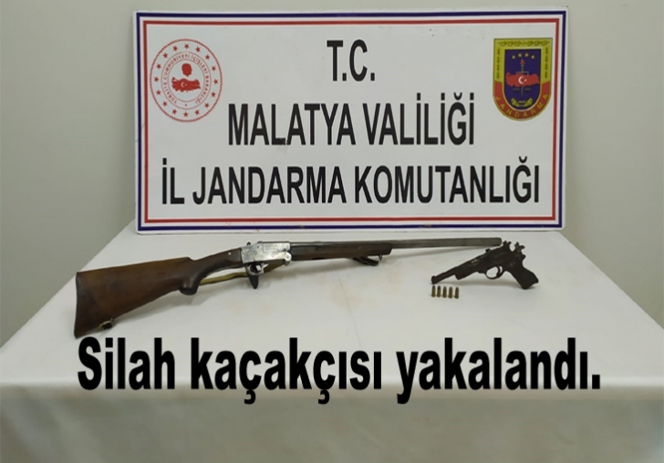 Silah kaçakçısı yakalandı.